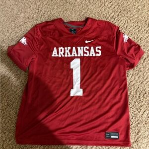 University of Arkansas Red #1 Jersey size XL